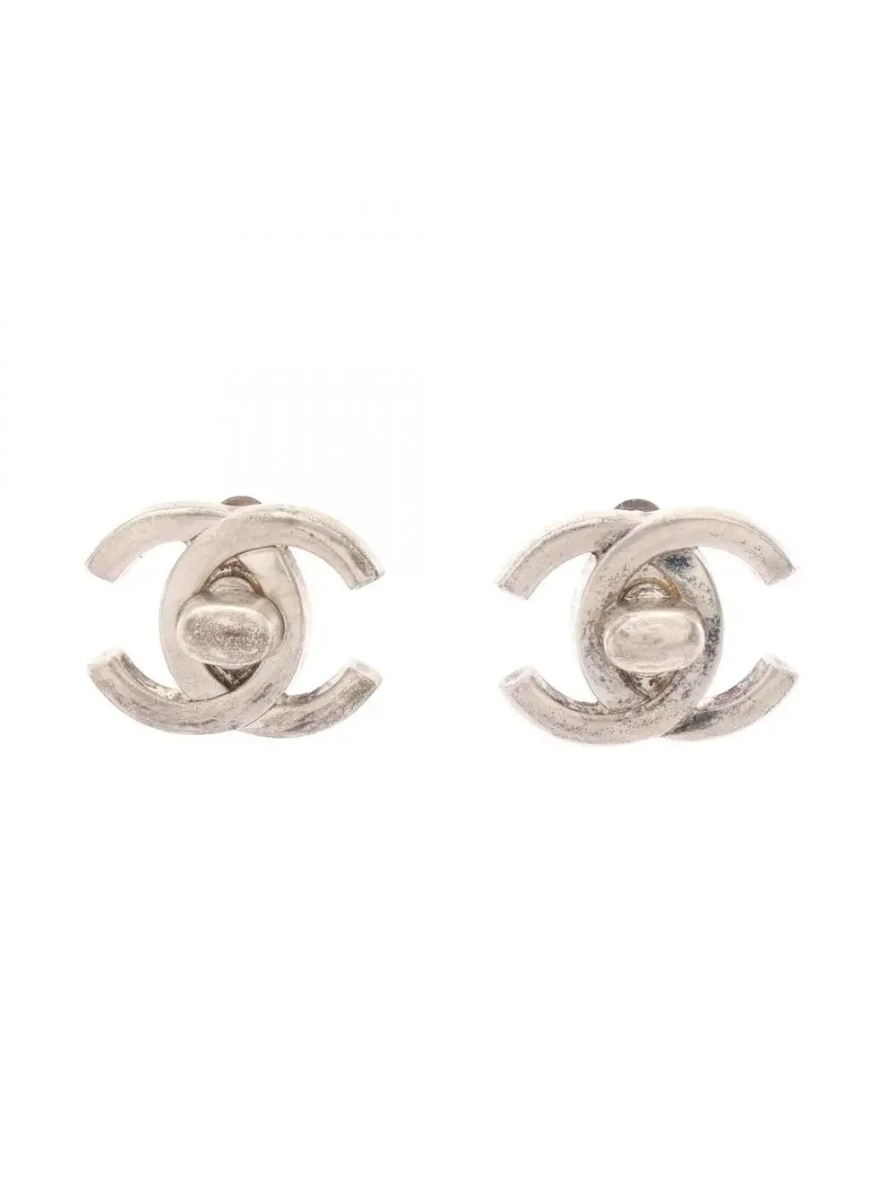 Chanel Cc Logo Turnlock Clip-On #327453C10B